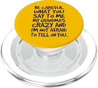 Fais Attention à ce Que tu me dis, la Famille Folle et drôle de ma Grand-mère PopSockets PopGrip pour MagSafe