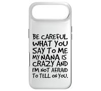 Fais Attention à ce Que tu me dis, ma Grand-mère est Une Famille Folle et drôle Coque pour iPhone Air