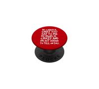 Fais Attention à ce Que tu me dis, ma Maman, Une mère Folle et drôle PopSockets PopGrip Adhésif