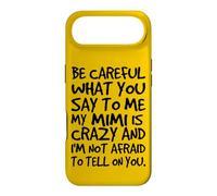 Fais Attention à ce Que tu me dis, ma Mimi est Une Famille Folle et drôle Coque pour iPhone Air