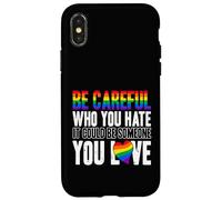 Fais Attention à Qui tu détestes Cela Pourrait être Coque pour iPhone X/XS