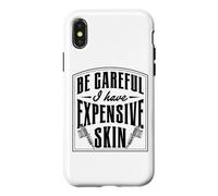 Fais Attention, J'Ai Un Amour Cher pour Le Tatouage sur la Peau Coque pour iPhone X/XS