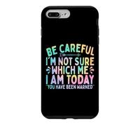 Fais Attention, Je ne Sais Pas Quel Moi Je suis Aujourd'hui Funny Moody Coque pour iPhone 7 Plus/8 Plus