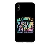 Fais Attention, Je ne Sais Pas Quel Moi Je suis Aujourd'hui Funny Moody Coque pour iPhone XS Max