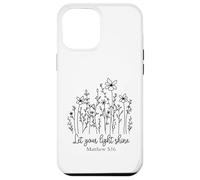 Fais Briller ta lumière, Hommes et Femmes chrétiens Aiment Dieu et Jésus Coque pour iPhone 12 Pro Max