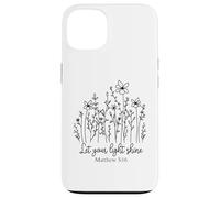 Fais Briller ta lumière, Hommes et Femmes chrétiens Aiment Dieu et Jésus Coque pour iPhone 13