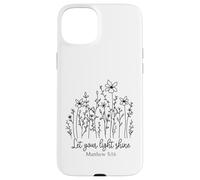 Fais Briller ta lumière, Hommes et Femmes chrétiens Aiment Dieu et Jésus Coque pour iPhone 15 Plus