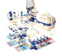 Fais comme Mallette Médicale - Ensemble de Jouets de Jeu de Rôle Médecin Éclairage avec Fonctions Audio, Collection De Jeux De Fantaisie, Valise De Clinique Portable pour , Arrangement