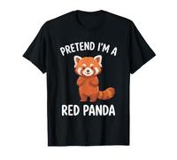 Fais comme Si J'Étais Un Panda Roux Déguisement Halloween Zo T-Shirt