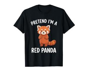 Fais comme Si J'Étais Un Panda Roux Déguisement Halloween Zo T-Shirt