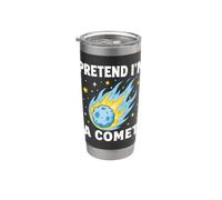 Fais comme si j'étais une comète, humour spatial Gobelet isotherme en acier inoxydable double paroi