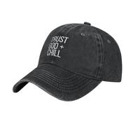 Fais Confiance À Dieu Et Détends-Toi Homme Femme Casquette De Baseball Athlétique Baseball Cap Réglable Casquette Trucker pour Randonnée Extérieur Été