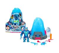 MrBeast Lab Fais Fondre la Glace et libère Une créature du Cryo Lab à Collectionner, 18 cm, Plus de 30 Sons, lumières et réactions, 2 Armes Jouets, Cryo Panther et Cryo Tiger à Collectionner