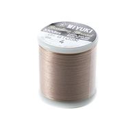 Fais-le toi-même Bobine de 50 mètres fil spécial miyuki beading nylon marron clair n°4