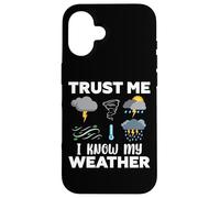 Fais-Moi Confiance, Je connais ma météo Coque pour iPhone 16