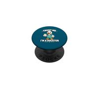 Fais-Moi Confiance, Je suis Un Canard. Funny Medical Puns Quack Doctor Duck PopSockets PopGrip Adhésif