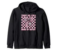 Fais-Moi Confiance, Je suis Une maquilleuse MUA Girl Mom Coquette Bow Sweat à Capuche