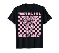 Fais-Moi Confiance, Je suis Une maquilleuse MUA Girl Mom Coquette Bow T-Shirt