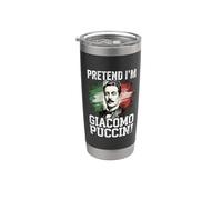 Fais semblant d'être le compositeur de Giacomo Puccini Gobelet isotherme en acier inoxydable double paroi