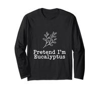 Fais Semblant d'être Un Amoureux Amusant des Plantes d'eucalyptus Manche Longue