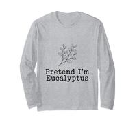 Fais Semblant d'être Un Amoureux Amusant des Plantes d'eucalyptus Manche Longue