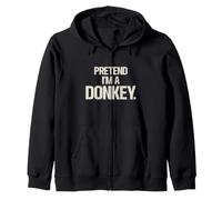 Fais Semblant d'être Un âne, Halloween drôle Sweat à Capuche