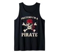 Fais semblant d'être un pirate, une conversation d'Halloween amusante comme une journée de pirate Débardeur