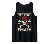 Fais semblant d'être un pirate, une conversation d'Halloween amusante comme une journée de pirate Débardeur