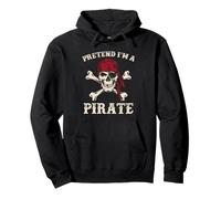 Fais semblant d'être un pirate, une conversation d'Halloween amusante comme une journée de pirate Sweat à Capuche