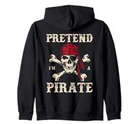 Fais semblant d'être un pirate, une conversation d'Halloween amusante comme une journée de pirate Sweat à Capuche