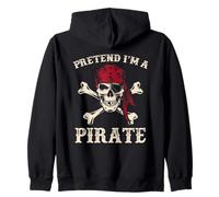 Fais semblant d'être un pirate, une conversation d'Halloween amusante comme une journée de pirate Sweat à Capuche