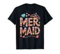 Fais Semblant d'être Une sirène, Anniversaire d'une Fille, Surf Princess Security T-Shirt