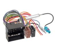 ACV Faisceau ISO autoradio compatible Opel Quadlock Alimentation fantôme antenne DIN Noir