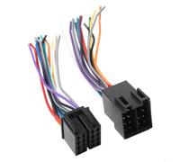 Faisceau Connecteur 16 Pins ABS Résistant pour Radio | Compatibilité pour sony, 16 pour broches précises, mâle et femelle, installation soudure, commande pour volant incluse
