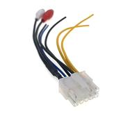 Faisceau d'alimentation for amplificateur stéréo de voiture 10 broches, caisson de basses RCA Compatible Pour Pioneer Carrozzeria TS-WX710A TS-WX70DA TS-WX610A TS-WX77A WX88A(A-20cm)