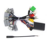 Faisceau de câblage adaptateur 16 broches pour autoradio stéréo pour Honda Civic 1.5T 2016-2021 CRV CR-V 2017-2022 Breeze 2020 + prise en charge haute garniture prise en charge de la caméra d'usine