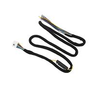 Faisceau de câblage d'amplificateur DSP 12V 15A universel - Prise radio de transmission de données HIFI stable pour voitures - Métal ABS durable, Plug and Play