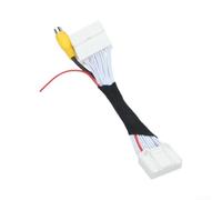 Faisceau de câblage de caméra de recul 24 broches pour Renault pour Dacia - Adaptateur de caméra de recul câble d'entrée vidéo pour système multimédia OEM