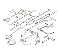 Faisceau de câblage de capteur de pare-chocs avant pour BMW E60 pour E61 61126928362 Pièce équivalente OEM pour la fiabilité du système d'aide au stationnement