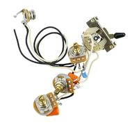 Faisceau de câblage de guitare Humbucker 250K, ensemble de commande précâblé sans soudure avec levier sélecteur et prise de sortie pour guitare électrique