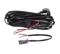 Faisceau de câblage de voiture étanche 12 V 40 A LED Kit de commande marche/arrêt avec interrupteur de barre lumineuse de travail avec fusible relais pour phare de travail,