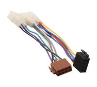 Faisceau de câblage pour autoradio Toyota avec câble d'alimentation ISO pour installation directe dans la radio du véhicule