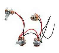 Faisceau de câblage pré-câblé professionnel pour guitare électrique, kit de circuit électrique pour guitare avec potentiomètres B500K et A500K, mise à niveau sans soudure à faible (Petit Électrique