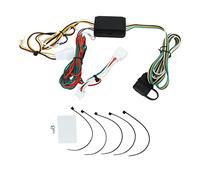 Faisceau de Câblage Remorque 4 Broches, Kit Connecteur Adaptateur 55486 pour 1996-2000 - Connecteur Standard 4 Voies, Protection Anti - Poussière, Installation Facile