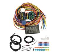 Faisceau de câblage universel à 14 circuits pour Street Muscle Car Hot Rod XL, kit de faisceau de câblage de fusible 12 V compatible avec Chevrolet Ford Chrysler Mopar Muscle Car