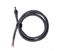 Faisceau de câble d'extension d'alimentation CC 14 AWG, câblage gris gainé à 2 fils, pour Starlink Mini, disponible en options de longueur de 1 m, 2 m, 300 mm pour une installation personnalisée et