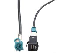 Faisceau de câble USB à 4 broches pour BMW NBT pour EVO, câble d'interface de commutateur de voiture avec matériau ABS et longueur de 100 cm adapté pour l'installation de la console centrale