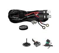 Faisceau de câbles 12 V pour projecteur LED, câble bicolore, kit relais, interrupteur marche/arrêt, 3 mètres, pour moto, véhicule tout-terrain