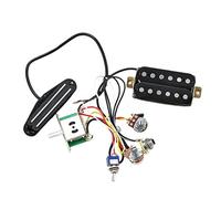 Faisceau de câbles 1T1V à 3 voies - Guitare pré-câblée avec double micro humbucker Hot Rails - Guitare pré-câblée avec double micro humbucker chaud