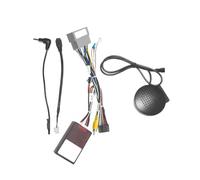 Faisceau de câbles audio 16 broches pour voiture, compatible avec l'adaptateur d'installation stéréo Chevrolet Spark (2019)(AB cable and canbus)